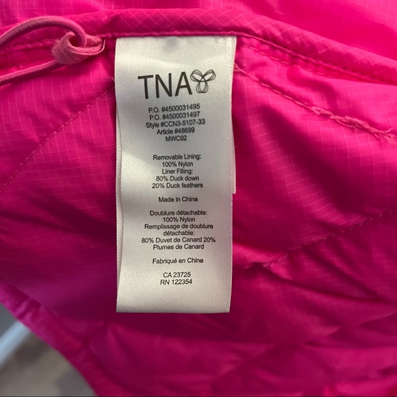 Aritzia Pink Tna Puffer - Picture 7 of 9
